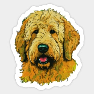 Golden Doodle Sticker